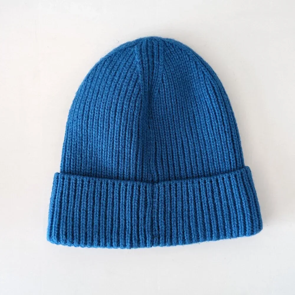 The North Face Box Logo Cuff Beanie TNF Blue